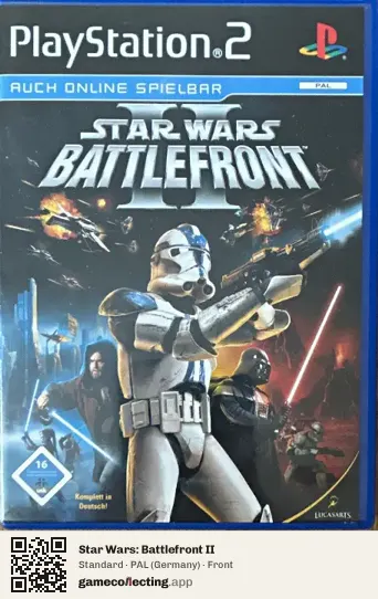 Star Wars: Battlefront II PlayStation 2, Germany box front