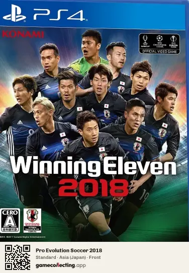 Pro Evolution Soccer 2018 PlayStation 4, Japan box front