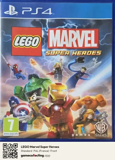 LEGO Marvel Super Heroes PlayStation 4, France box front