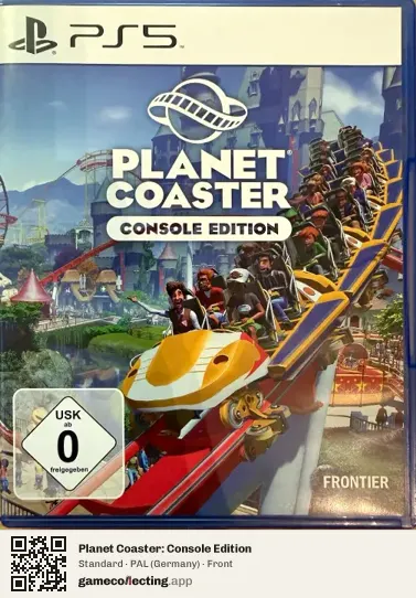 Planet Coaster: Console Edition PlayStation 5, Germany box front