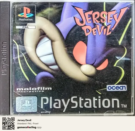 Jersey Devil PlayStation, PAL box front