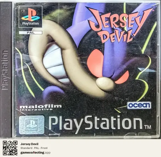 Jersey Devil PlayStation, PAL box front