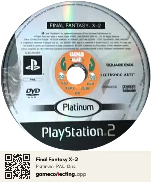 Final Fantasy X-2 PlayStation 2, PAL disc