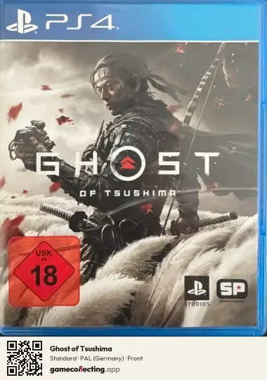Ghost of Tsushima PlayStation 4, Germany box front