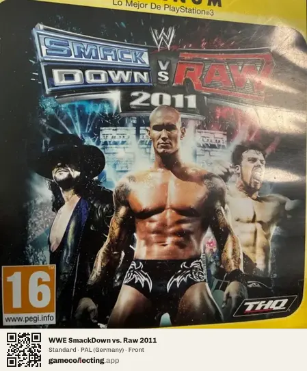 WWE SmackDown vs. Raw 2011 PlayStation 3, Germany box front