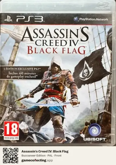 Assassin's Creed IV: Black Flag PlayStation 3, PAL box front