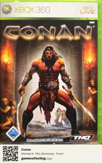 Conan Xbox 360, Germany box front