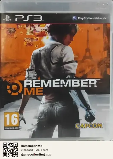 Remember Me PlayStation 3, PAL box front