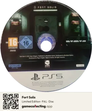 Fort Solis PlayStation 5, PAL disc