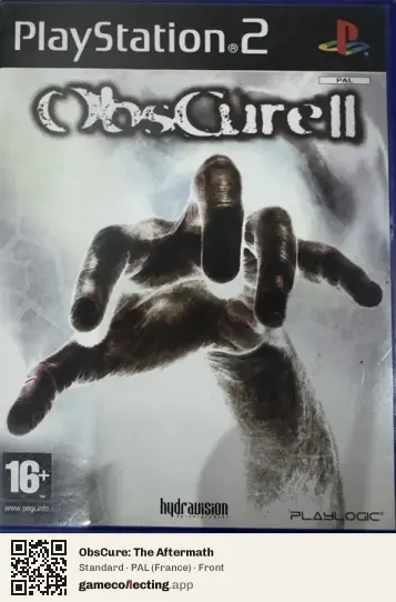 ObsCure: The Aftermath PlayStation 2, France box front