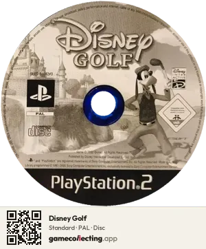 Disney Golf PlayStation 2, PAL disc
