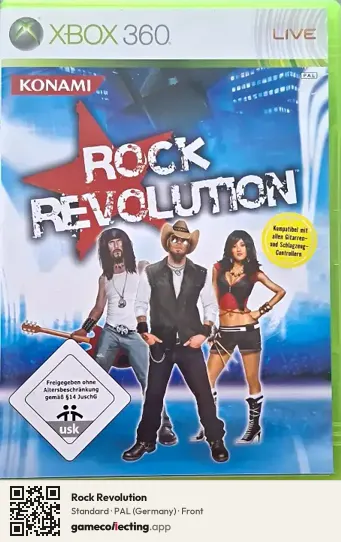 Rock Revolution Xbox 360, Germany box front