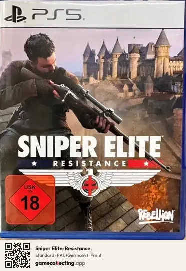 Sniper Elite: Resistance PlayStation 5, Germany box front