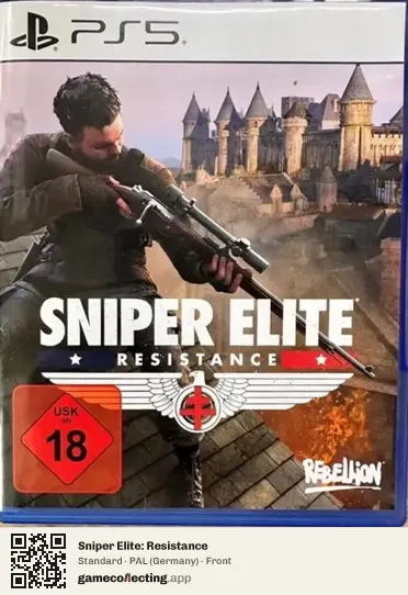Sniper Elite: Resistance PlayStation 5, Germany box front