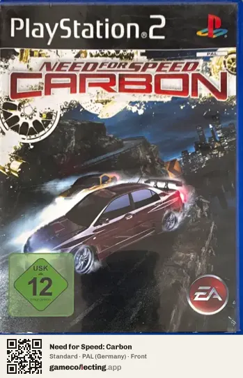 Need for Speed: Carbon PlayStation 2, Germany box front