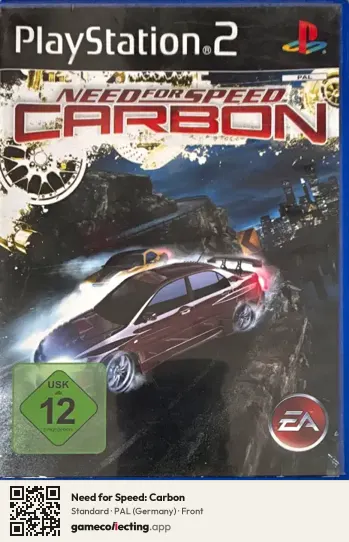 Need for Speed: Carbon PlayStation 2, Germany box front