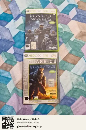 Halo Wars / Halo 3 Xbox 360, PAL box front