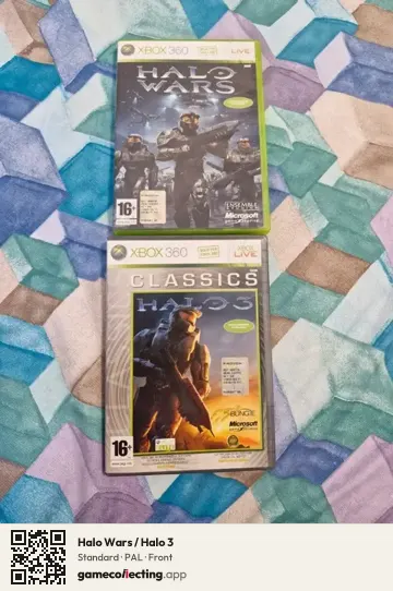 Halo Wars / Halo 3 Xbox 360, PAL box front