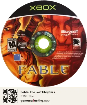Fable: The Lost Chapters Xbox, NTSC disc