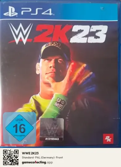 WWE 2K23 PlayStation 4, Germany box front