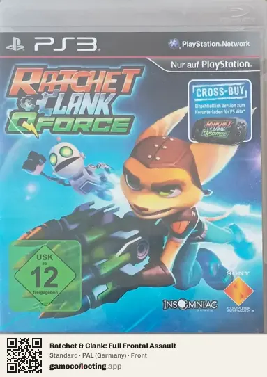 Ratchet & Clank: Full Frontal Assault PlayStation 3, Germany box front