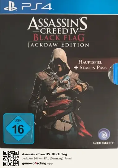 Assassin's Creed IV: Black Flag PlayStation 4, Germany box front