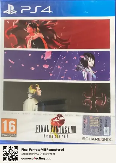 Final Fantasy VIII Remastered PlayStation 4, Italy box front