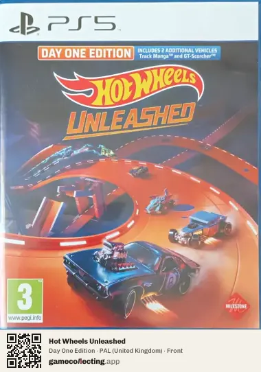 Hot Wheels Unleashed PlayStation 5, United Kingdom box front