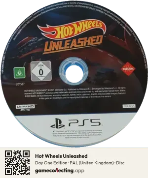 Hot Wheels Unleashed PlayStation 5, PAL disc