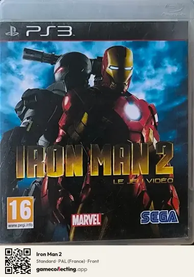 Iron Man 2 PlayStation 3, France box front