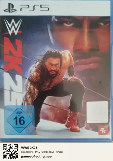 WWE 2K25 PlayStation 5, Germany box front