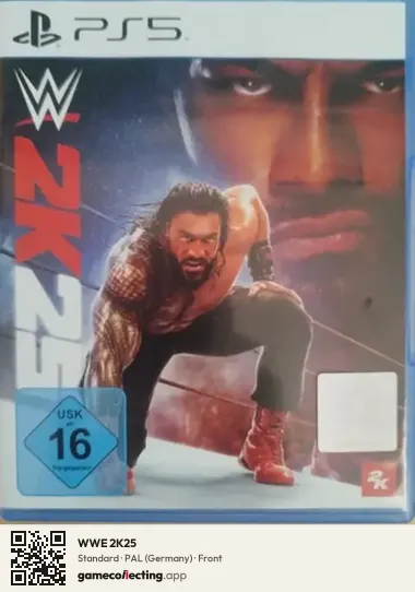 WWE 2K25 PlayStation 5, Germany box front