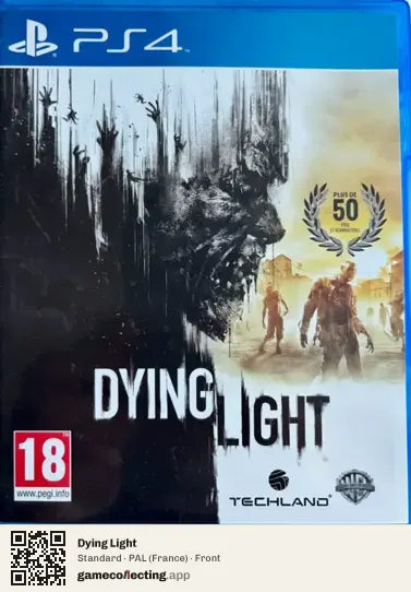 Dying Light PlayStation 4, France box front