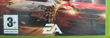 Burnout Revenge, the PEGI square on its front