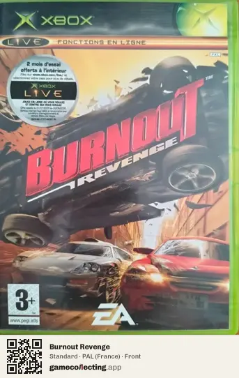 Burnout Revenge Xbox, France box front