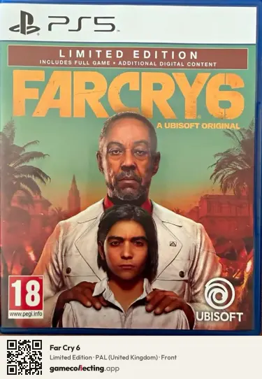 Far Cry 6 PlayStation 5, United Kingdom box front