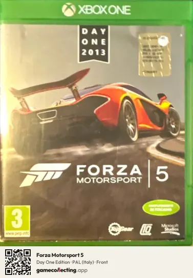 Forza Motorsport 5 Xbox One, Italy box front