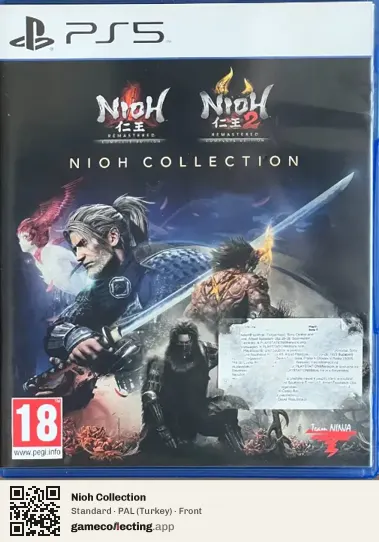Nioh Collection PlayStation 5, Turkey box front