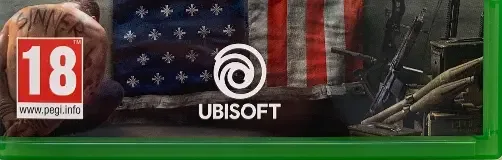 Far Cry 5, the PEGI square on its front