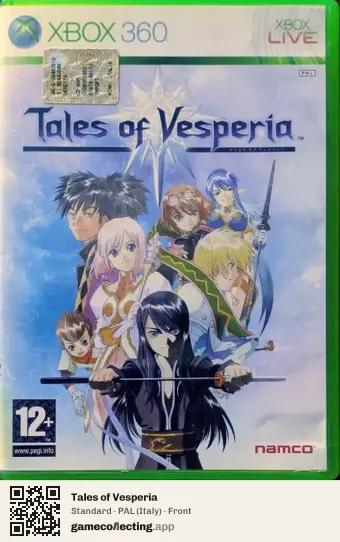 Tales of Vesperia Xbox 360, Italy box front