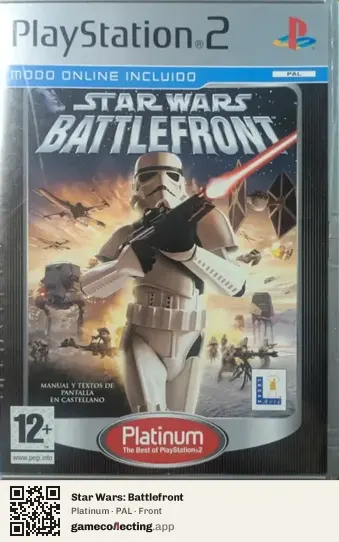 Star Wars: Battlefront PlayStation 2, PAL box front