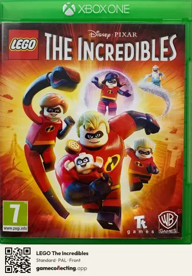 LEGO The Incredibles Xbox One, PAL box front