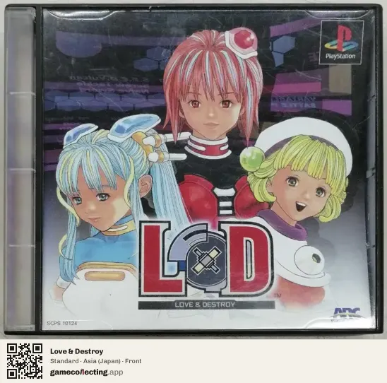 Love & Destroy PlayStation, Asia box front