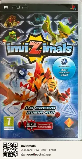 Invizimals PlayStation Portable, Italy box front
