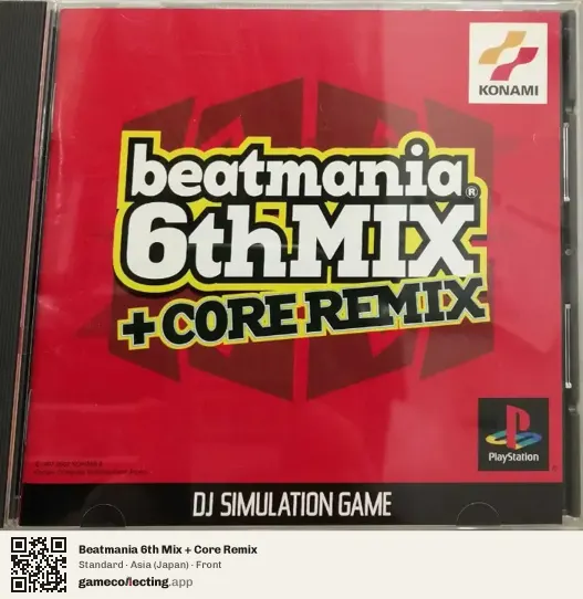 Beatmania 6th Mix + Core Remix PlayStation, Asia box front