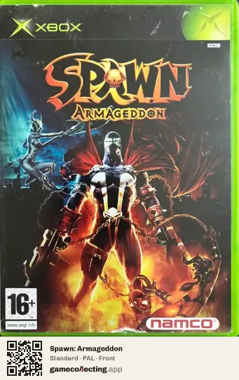Spawn: Armageddon Xbox, PAL box front