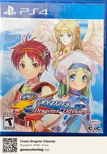 Frane: Dragons' Odyssey PlayStation 4, NTSC box front