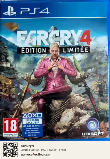 Far Cry 4 PlayStation 4, France box front