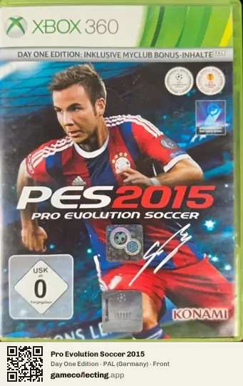 Pro Evolution Soccer 2015 Xbox 360, Germany box front