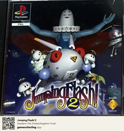 Jumping Flash! 2 PlayStation, United Kingdom box front